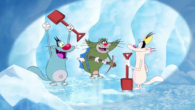 Oggy et les Cafards - Bonhomme de neige (S04e65) Episode complet en