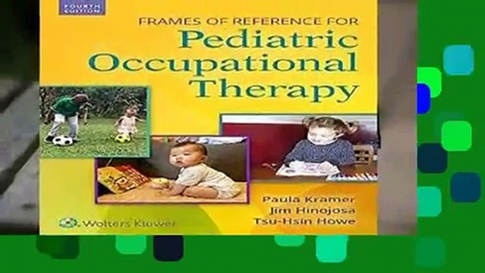 [NEW RELEASES]  Frames of Reference for Pediatric Occupational Therapy