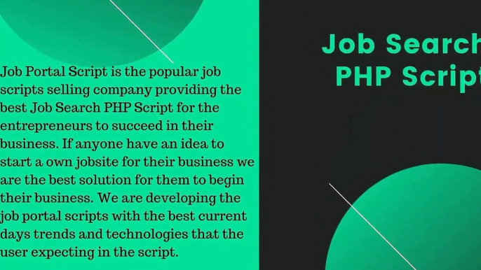 Job Search PHP Script - Readymade Job Board Website - Employer Search Script - Job Seeker Script