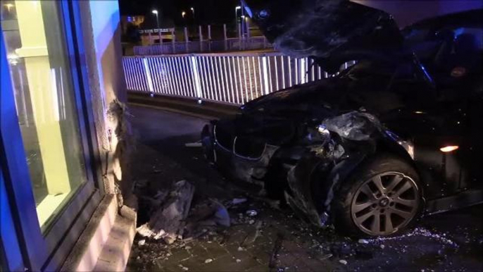 Car crash at Teville Gate, Worthing, Christmas Day 2017. Eddie Mitchell