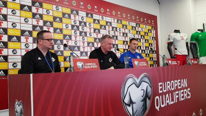 Video: Michael O'Neill gives a fitness update ahead of Northern Ireland's EURO 2020 qualifier against Belarus