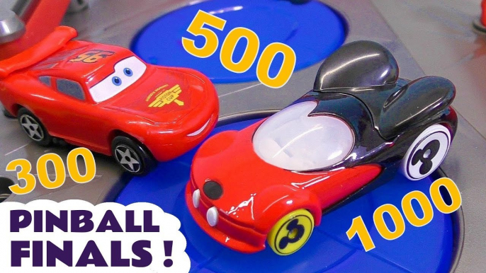 Hot Wheels Pinball Finals with Disney Pixar Cars 3 Lightning McQueen in this Learn Colors Learn English vs Transformers Bumblebee Family Friendly Toy Story Full Episode English