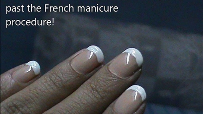 Elegant French Tip _  Easy Nail Art Designs