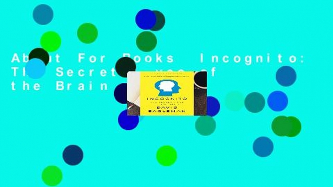 About For Books  Incognito: The Secret Lives of the Brain  Review