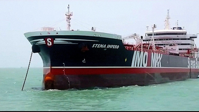 Iran releases video showing capture of British oil tanker