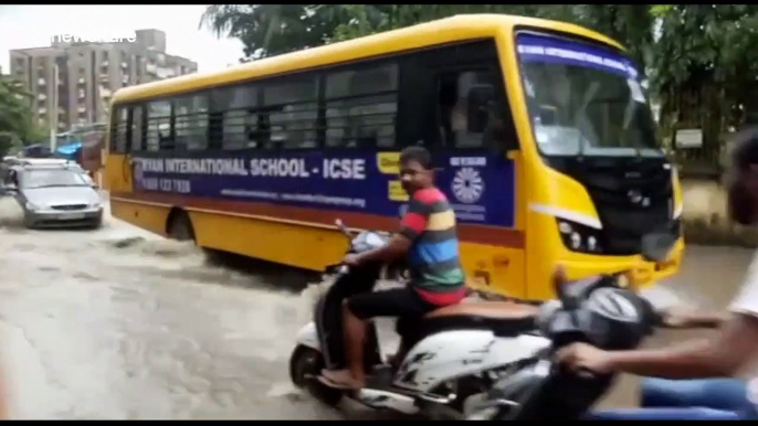 Severe flooding causes traffic disruption on Mumbai streets following heavy monsoon rains