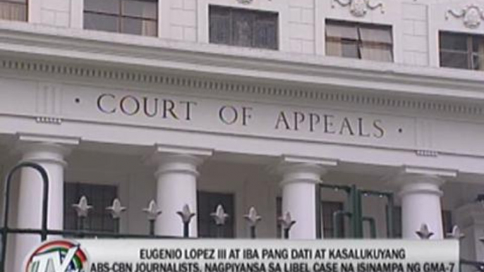 ABS-CBN execs, journalists post bail for libel