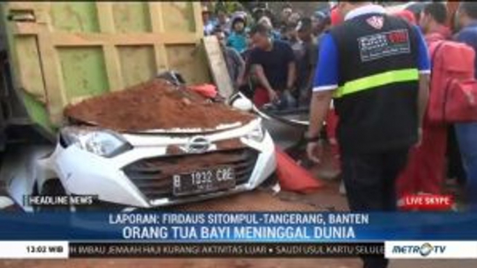 Sopir Truk yang Timpa Mobil di Tangerang Diduga Mengantuk