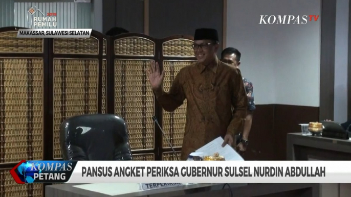 Pansus Angket DPRD Sulsel Periksa Gubernur Sulsel Nurdin Abdullah