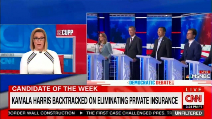 Kamala Harris backtracked on eliminating private insurance. #SECupp #KamalaHarris #News #DonaldTrump