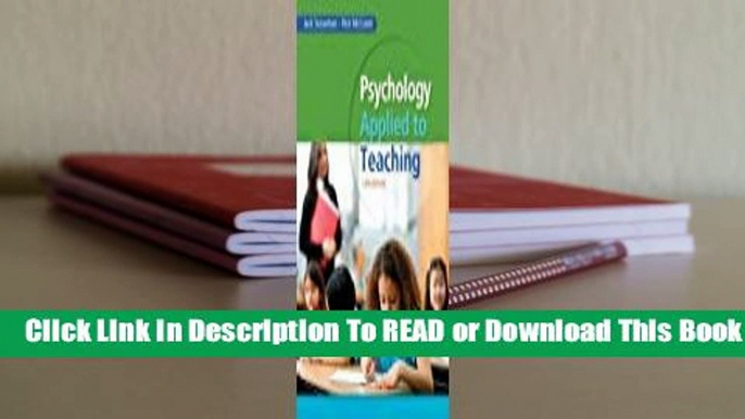 Psychology Applied to Teaching