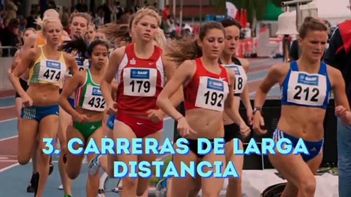 Los 15 deportes  dentro del atletismo