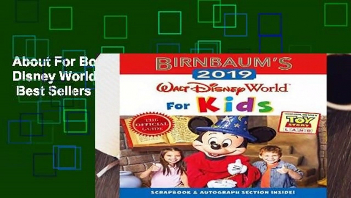 About For Books  Birnbaum s 2019 Walt Disney World for Kids (Birnbaum Guides)  Best Sellers Rank :