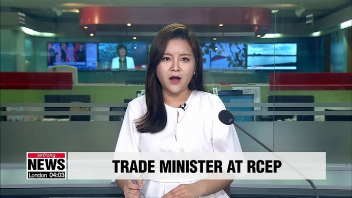 S. Korean trade minister raises issue of Japan's export curbs at RCEP meeting in Beijing