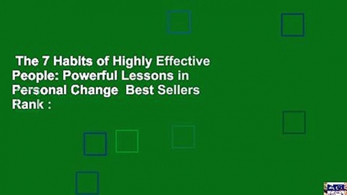 The 7 Habits of Highly Effective People: Powerful Lessons in Personal Change  Best Sellers Rank :