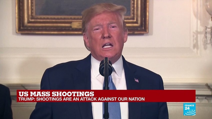 "Our nation must condemn racism, bigotry and white supremacy," says Trump
