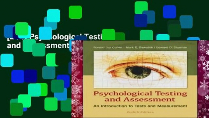 [Doc] Psychological Testing and Assessment