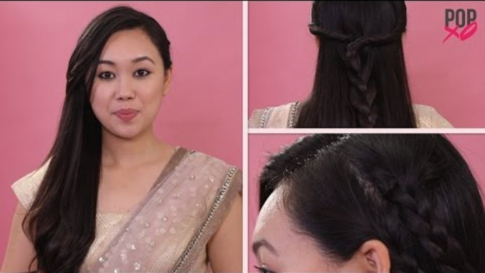 2 Quick And Pretty Hairstyles For Your Farewell | Hairstyles With Indian Wear - POPxo