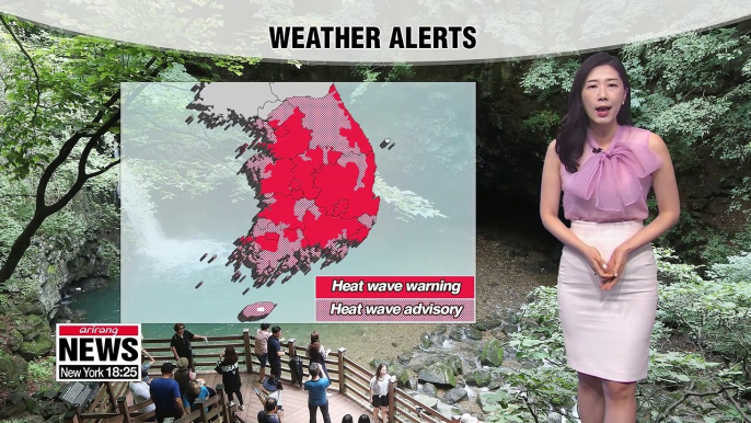 Heat alerts in most regions, chance of passing showers_080919