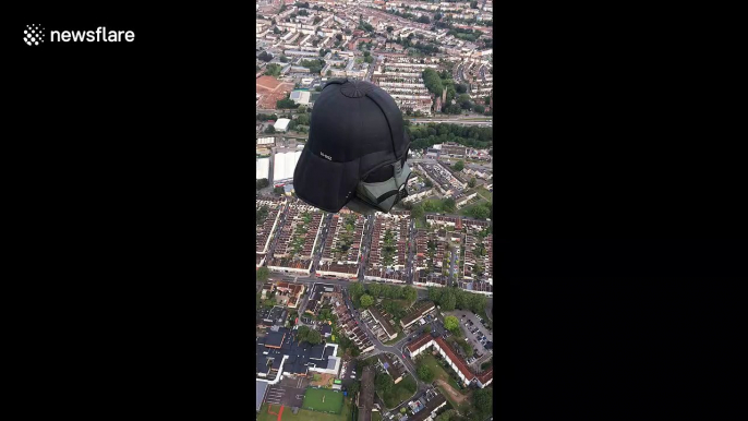 Hot air Darth Vader takes to Bristol skies as part of balloon fiesta