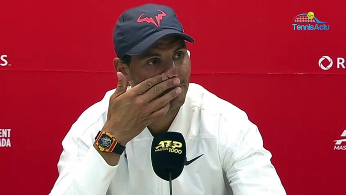 ATP - Montréal 2019 - Rafael Nadal : "If we are on the board of players together with Roger Federer, it's because we talked about it before, so we decided together to go"