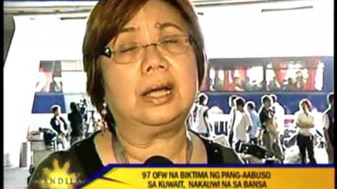 Bitter memories for 97 OFWs repatriated from Kuwait