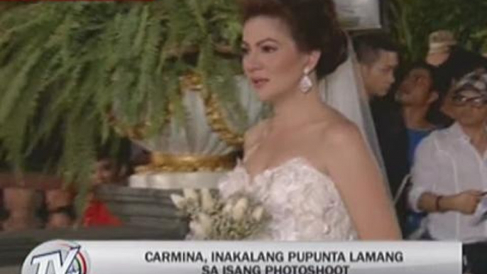 Carmina's 'photoshoot' becomes surprise wedding