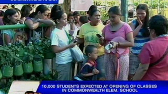 10,000 students expected at opening of classes in Commonwealth Elem. School