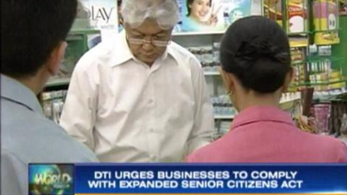 Biz firms urged to comply with Senior Citizens Act