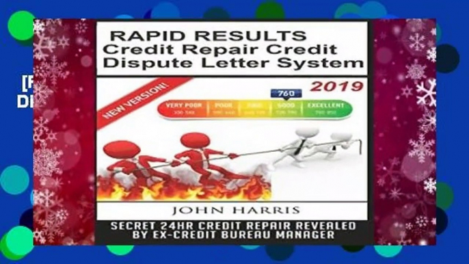 [Read] RAPID RESULTS Credit Repair Credit Dispute Letter System  Review