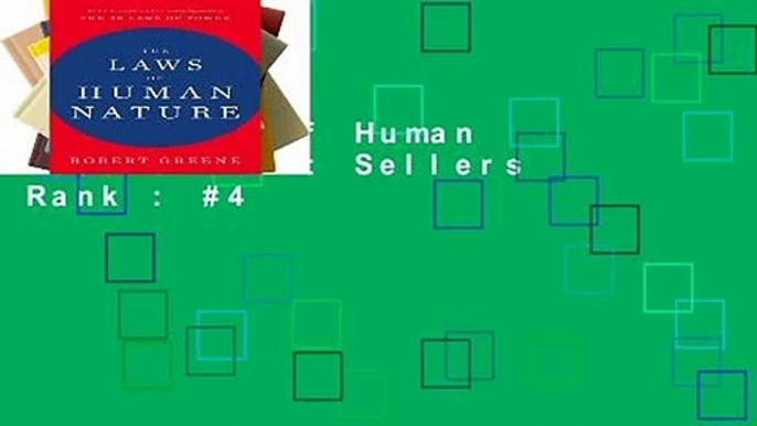 The Laws of Human Nature  Best Sellers Rank : #4