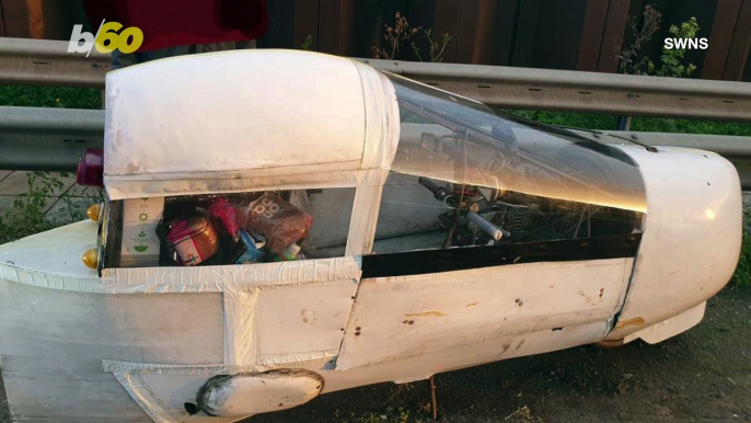 Car Confusion! Officers Pull Over Strange 3-Wheeled Vehicle That Turns Out to Be Street Legal