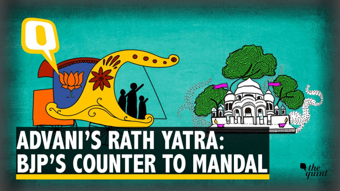 HOW ADVANI'S RATH YATRA RESCUED THE BJP FROM MANDAL | The Quint