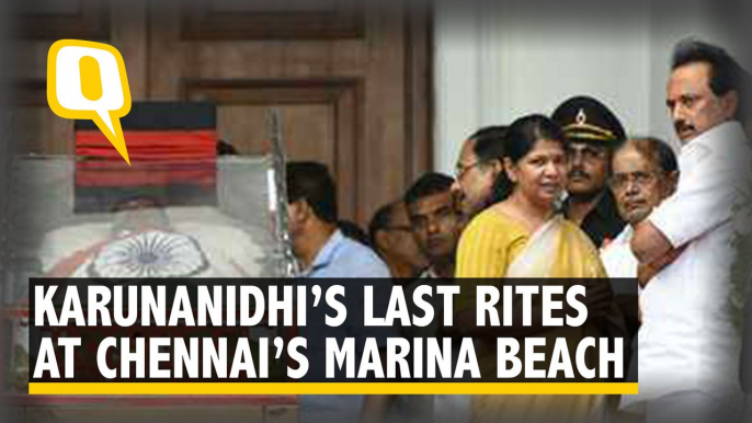 Madras HC Allows DMK's Karunanidhi's Remains to be Buried at Marina Beach