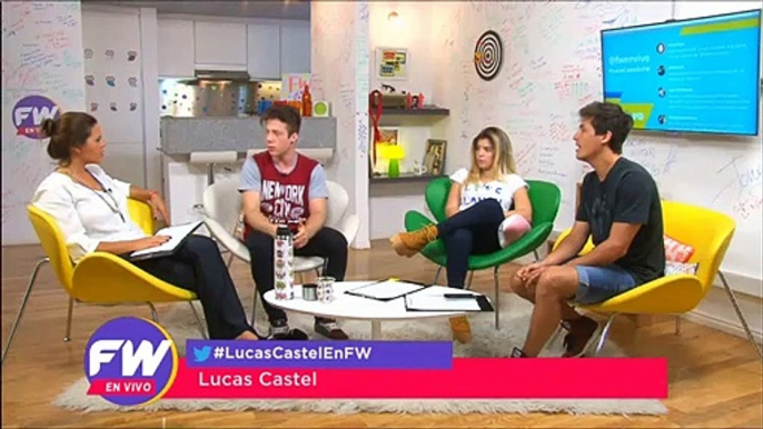 Lucas Castel se encara a Mica