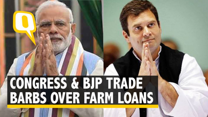 Rahul-Modi Trade Barbs over Loan Waivers to Farmers