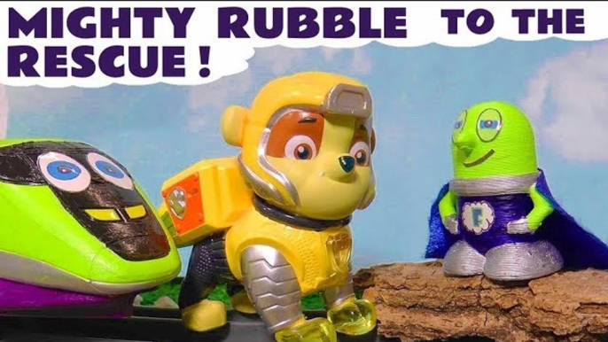 Paw Patrol Mighty Pups Rubble Rescue with Super Funling from Funny Funlings and Mr Freeze from DC Comics in this Paw Patrol Full Episode English