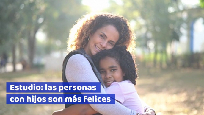 Estudio las personas con hijos son más felices