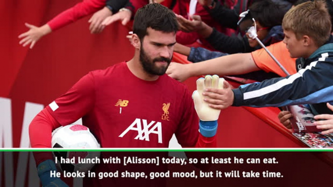 Klopp round-up - Alisson return; transfer rant