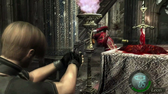 Resident Evil 4 - 3-2 Castle: Kill Red Cultist Plagas For Illuminados Pendant Gameplay Xbox (2019)