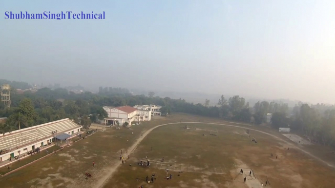 Hardoi Sports Stadium Aerial View using my self-made Drone