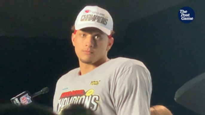 Super Bowl LIV MVP Patrick Mahomes Reacts to Defeating the 49ers