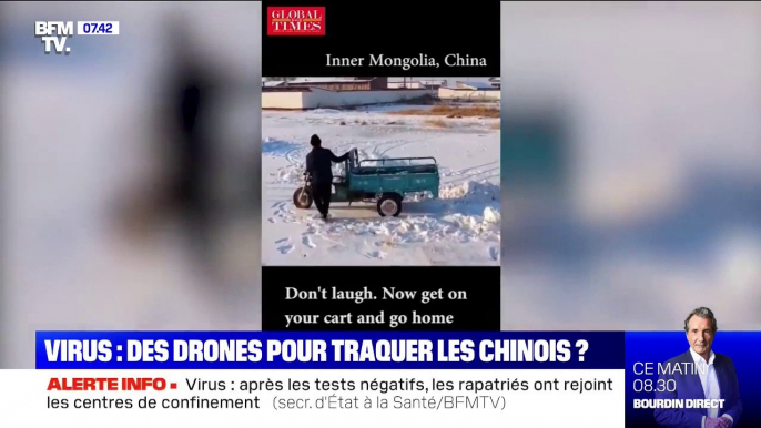 Coronavirus: des drones sont-ils utilisés pour traquer les Chinois qui ne portent pas de masque ?