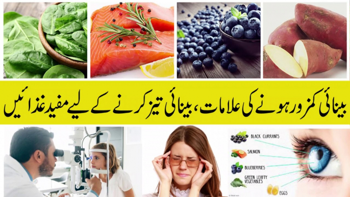 Improve Eyesight With Foods || Nazar ki Kamzori ka ilaj || نظر کی کمزوری سے چھٹکارہ