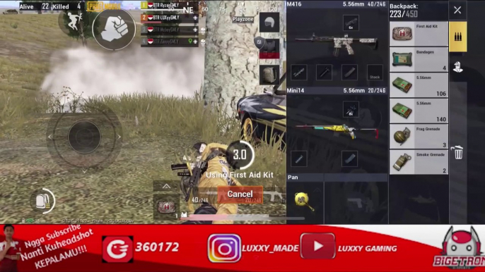 BTR LUXXY SOLO SQUAD CLUTCH DI SCRIM - PUBG MOBILE INDONESIA 1080 x 1920