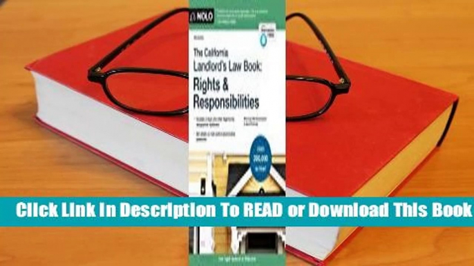 [Read] California Landlord's Law Book, The: Rights & Responsibilities: Rights & Responsabilities