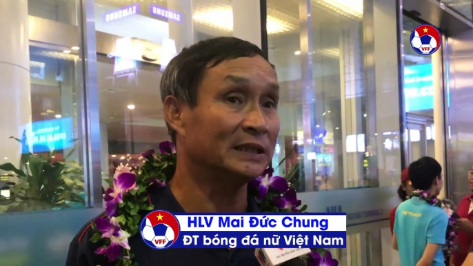 Đội tuyển bóng đá nữ Việt Nam hân hoan ngày trở về sau chức vô địch Đông Nam Á 2019 | VFF Channel