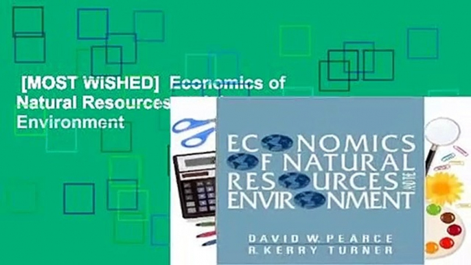 [MOST WISHED]  Economics of Natural Resources and the Environment