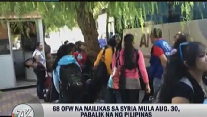 OFWs in Syria run for safety to Lebanon