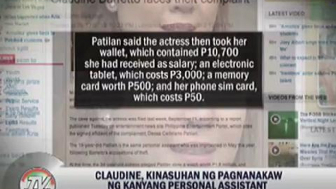 Claudine Barretto accused of theft